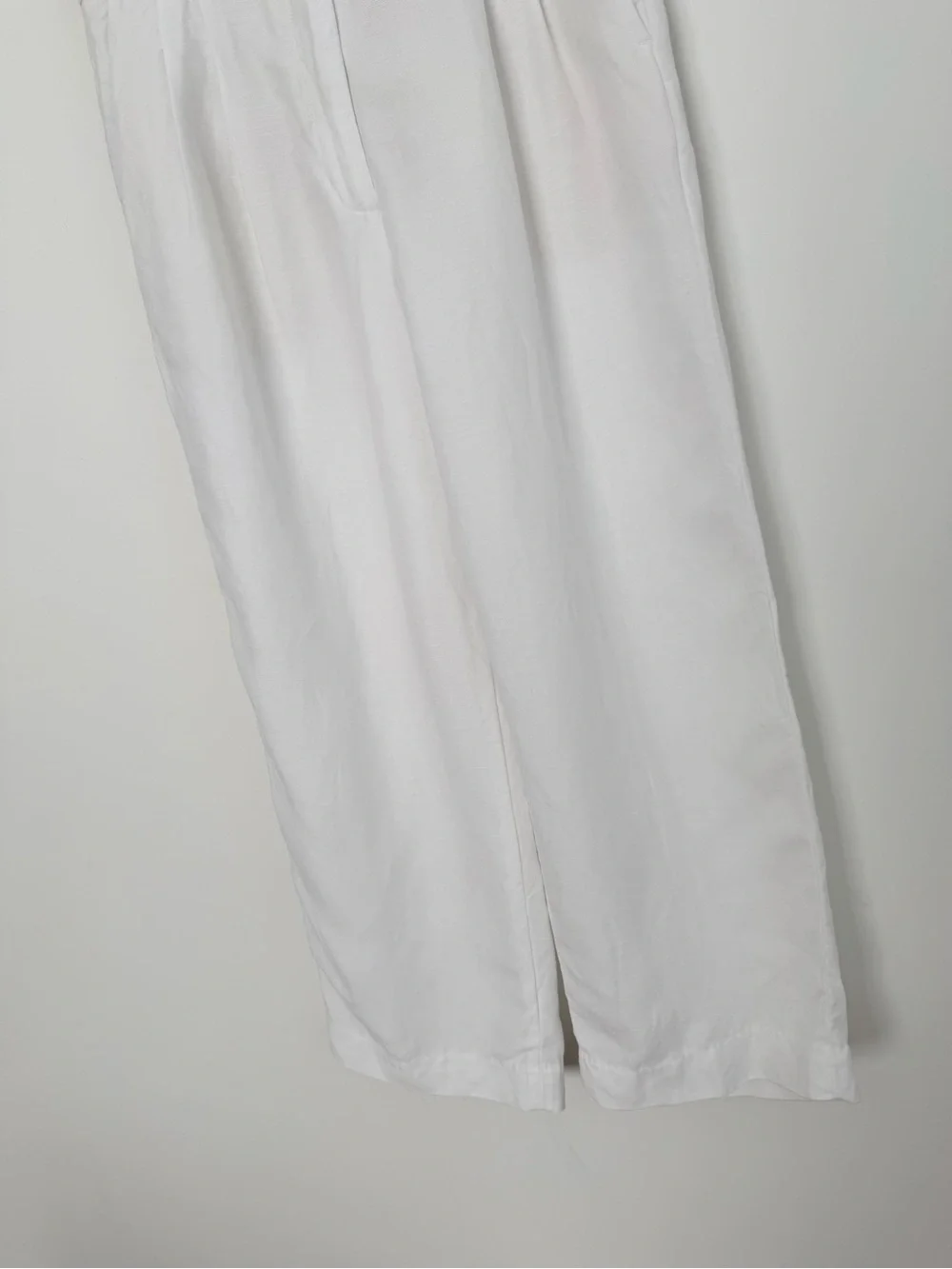 Aritzia Wilfred The Effortless Pant Linen Cropped High Waist Wide Leg NWOT